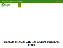 Tablet Screenshot of diren-reciclare.ro